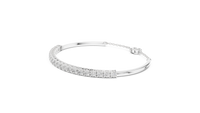 2.31ct TW Round Lab-Grown Diamond Cuff Bangle in White Gold — Verasah fine jewellery