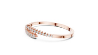 1.74ct TW Round Lab-Grown Diamond Graduated Bangle in Rose Gold — Verasah fine jewellery