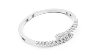 1.74ct TW Round Lab-Grown Diamond Graduated Bangle in White Gold — Verasah fine jewellery
