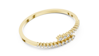 1.74ct TW Round Lab-Grown Diamond Graduated Bangle in Yellow Gold — Verasah fine jewellery