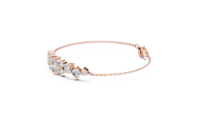 3.03ct TW Round Lab-Grown Diamond Graduated Bracelet in Rose Gold — Verasah fine jewellery