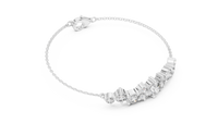 3.03ct TW Round Lab-Grown Diamond Graduated Bracelet in White Gold — Verasah fine jewellery