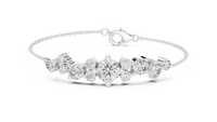 3.03ct TW Round Lab-Grown Diamond Graduated Bracelet in White Gold — Verasah fine jewellery