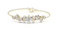 3.03ct TW Round Lab-Grown Diamond Graduated Bracelet