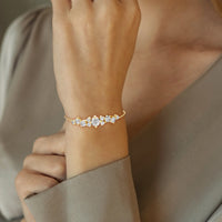 Round Diamond Graduated Bracelet — Verasah fine jewellery