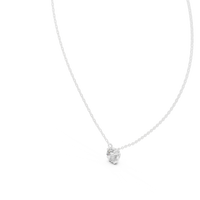 1.00ct TW Round Lab-Grown Diamond Solitaire Pendant Necklace in White Gold — Verasah fine jewellery