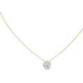 1.00ct TW Round Lab-Grown Diamond Solitaire Pendant Necklace