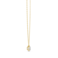 1.00ct TW Round Lab-Grown Diamond Solitaire Pendant Necklace in Yellow Gold — Verasah fine jewellery