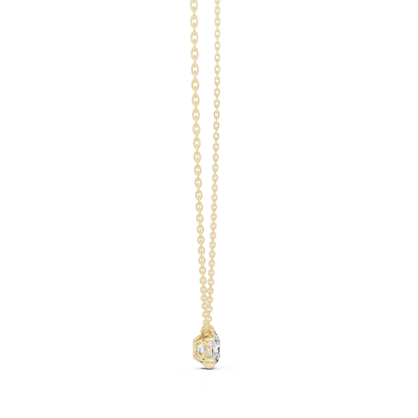 1.00ct TW Round Lab-Grown Diamond Solitaire Pendant Necklace