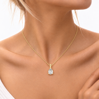 Pear Diamond Solitaire Pendant Necklace — Verasah fine jewellery
