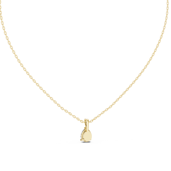 1.00ct TW Pear Lab-Grown Diamond Solitaire Pendant Necklace