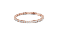 6.37ct TW Round Lab-Grown Diamond Tennis Bracelet in Rose Gold — Verasah fine jewellery