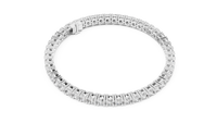 6.37ct TW Round Lab-Grown Diamond Tennis Bracelet in White Gold — Verasah fine jewellery