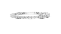 6.37ct TW Round Lab-Grown Diamond Tennis Bracelet in White Gold — Verasah fine jewellery