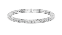 6.37ct TW Round Lab-Grown Diamond Tennis Bracelet in White Gold — Verasah fine jewellery