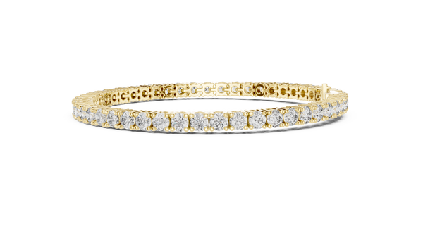 6ct TW Round Lab-Grown Diamond Tennis Bracelet