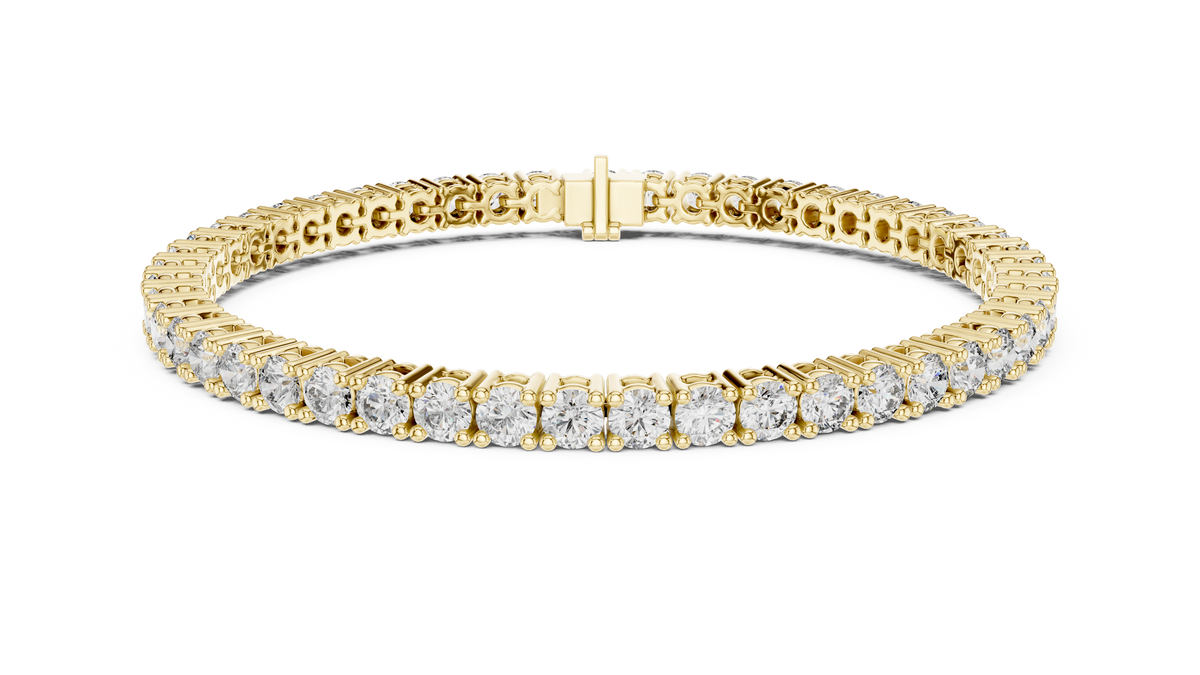 6ct TW Round Lab-Grown Diamond Tennis Bracelet