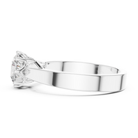 1ct TW Round Lab-Grown Diamond 8-Prong Trellis Solitaire Ring in White Gold — Verasah fine jewellery