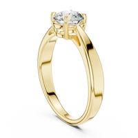 1ct TW Round Lab-Grown Diamond Solitaire Ring — The Inaaya in Yellow Gold — Verasah fine jewellery