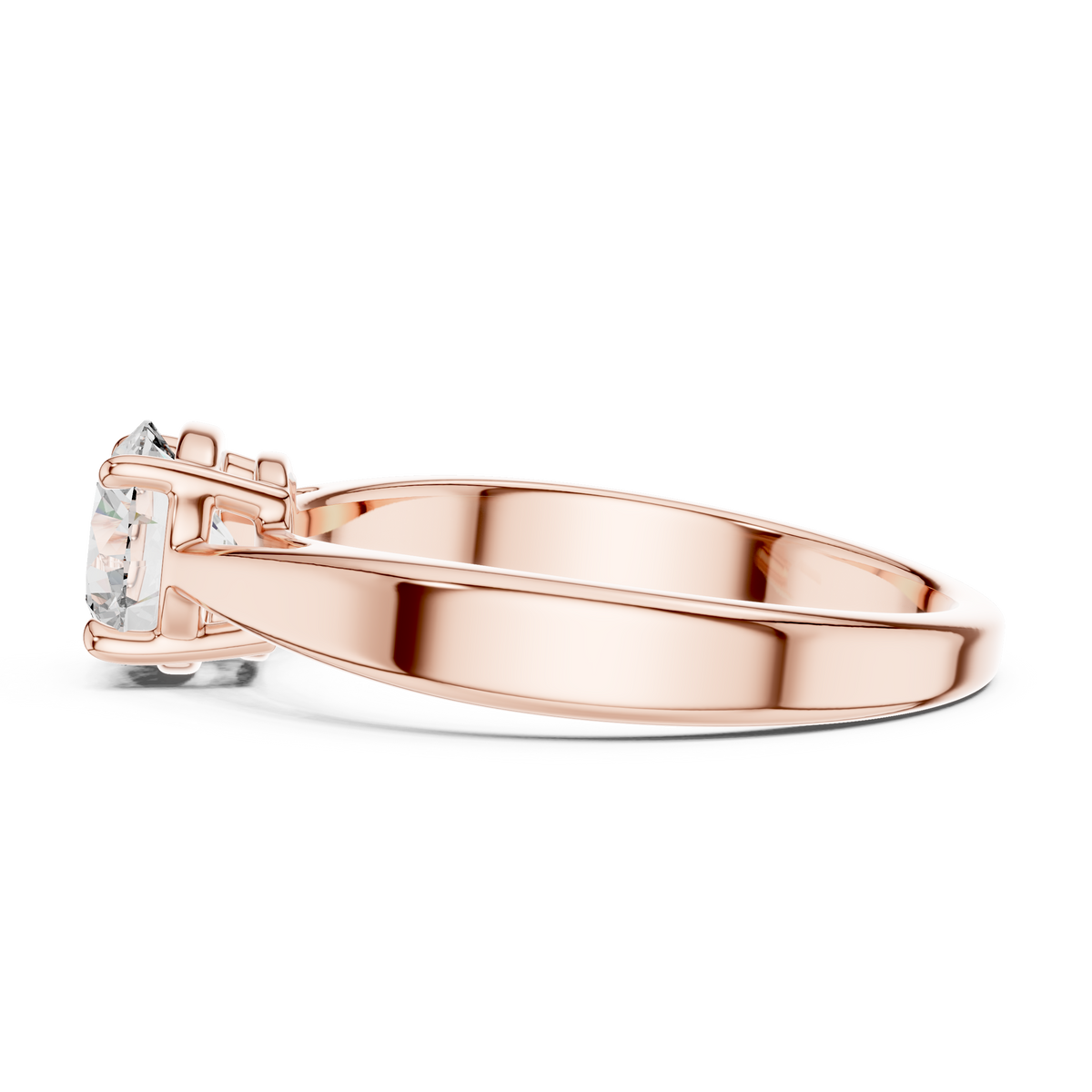 1ct TW Round Lab-Grown Diamond Solitaire Ring — The Inaaya
