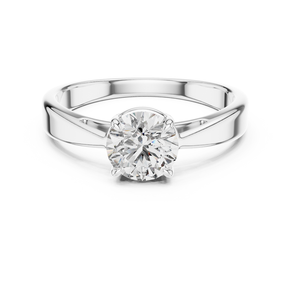 1ct TW Round Lab-Grown Diamond Solitaire Ring — The Inaaya