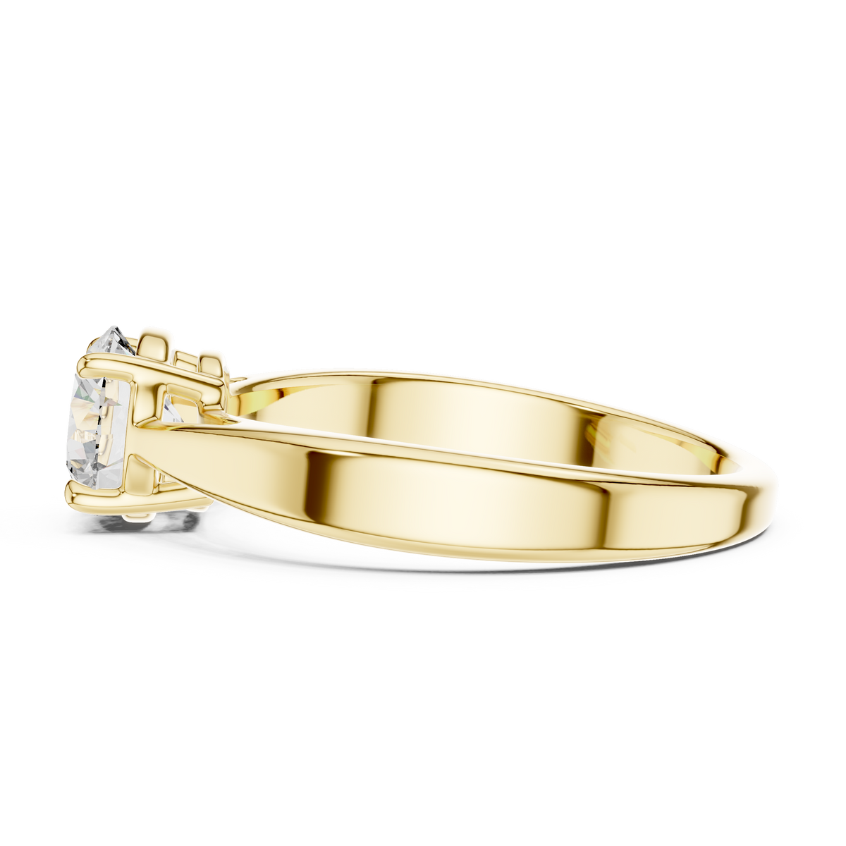 1ct TW Round Lab-Grown Diamond Solitaire Ring — The Inaaya