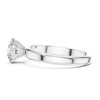 1ct TW Round Lab-Grown Diamond Solitaire Ring — The Naomi in White Gold — Verasah fine jewellery