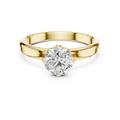 1ct TW Round Lab-Grown Diamond Solitaire Ring — The Naomi