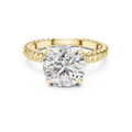 2.8ct TW Round Lab-Grown Diamond Twisted Rope Band Solitaire Ring