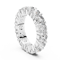 4.79ct TW Round Lab-Grown Diamond Eternity Ring in White Gold — Verasah fine jewellery