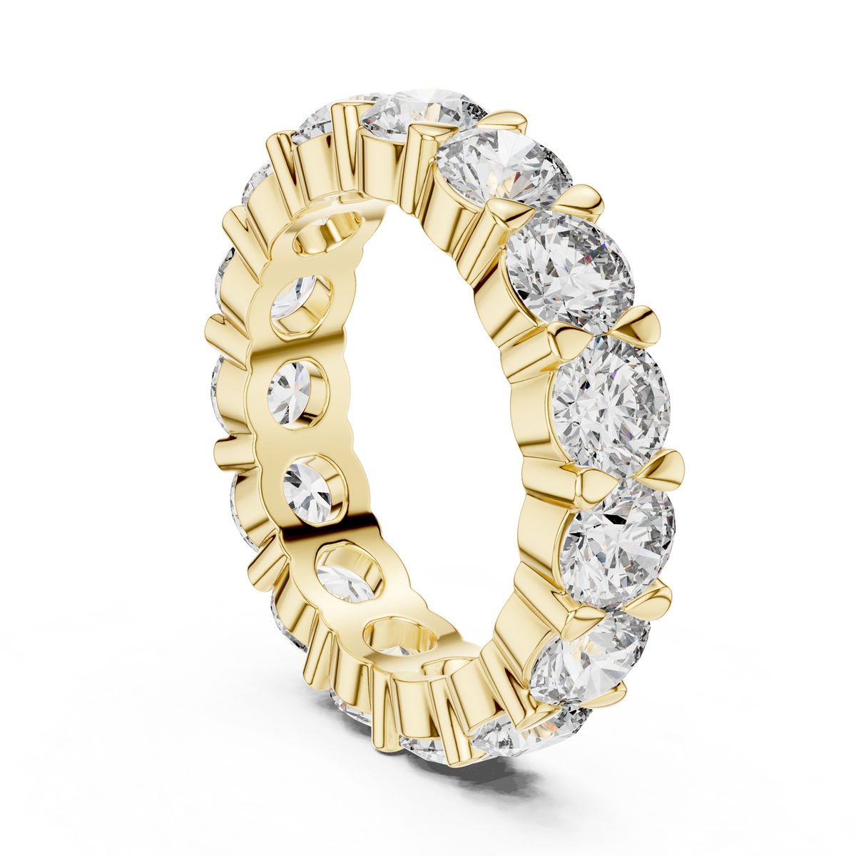 4.79ct TW Round Lab-Grown Diamond Eternity Ring