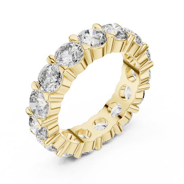 4.79ct TW Round Lab-Grown Diamond Eternity Ring