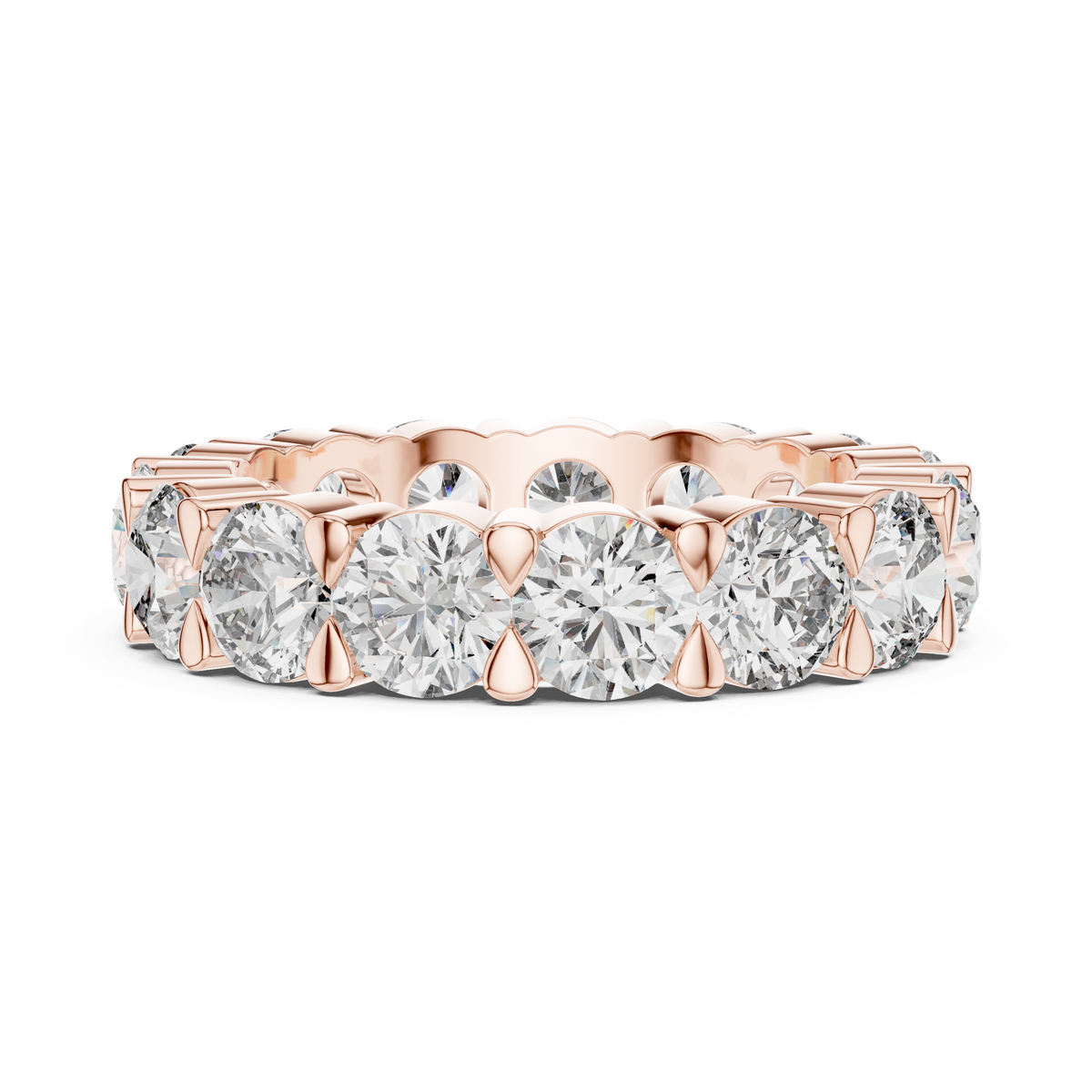 4.79ct TW Round Lab-Grown Diamond Eternity Ring
