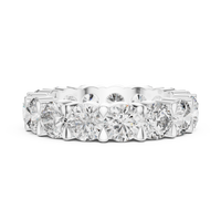 4.79ct TW Round Lab-Grown Diamond Eternity Ring in White Gold — Verasah fine jewellery