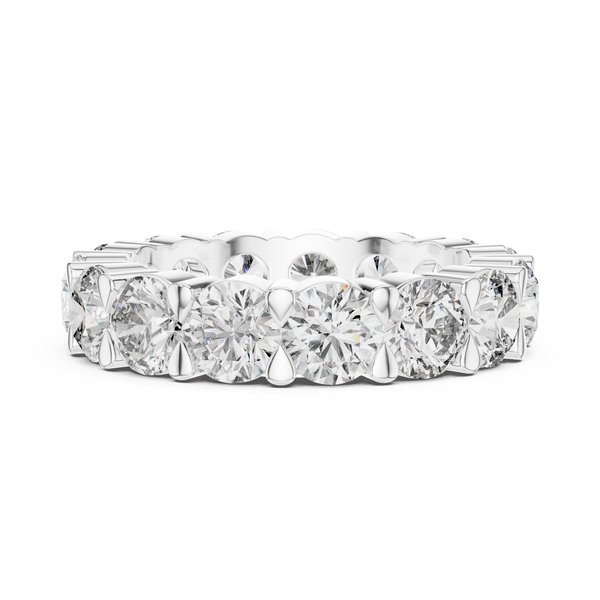 4.79ct TW Round Lab-Grown Diamond Eternity Ring