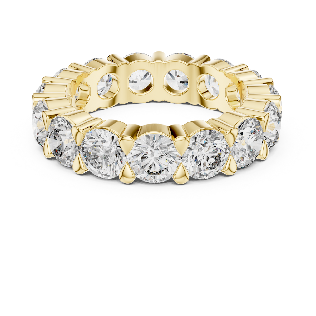 4.79ct TW Round Lab-Grown Diamond Eternity Ring