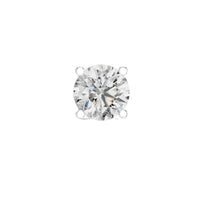 White Gold 1.8ct Round Solitaire Lab Diamond Stud Earring fo Men — Verasah