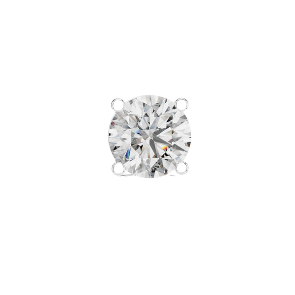1.9ct Round Solitaire Lab Diamond Stud Earring fo Men