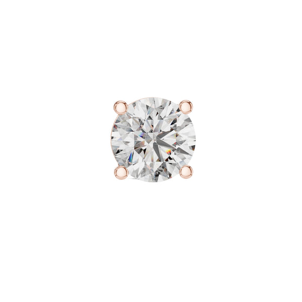 1.9ct Round Solitaire Lab Diamond Stud Earring fo Men